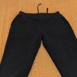 Banana Republic Black Fleece Joggers with Drawstring